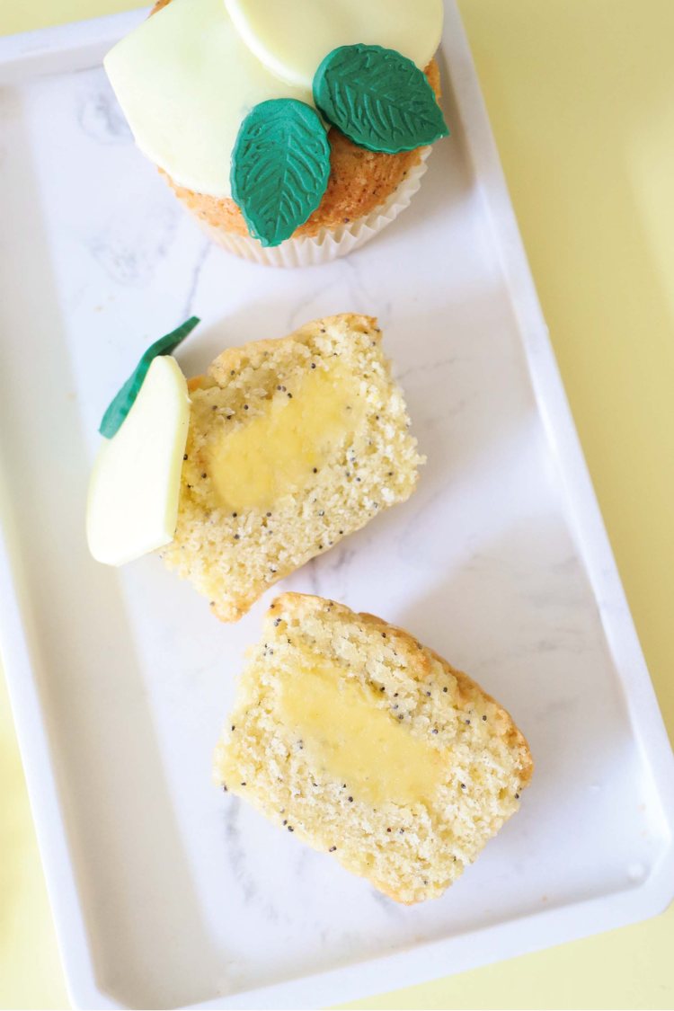 Recette cupcake citron déco - ScrapCooking